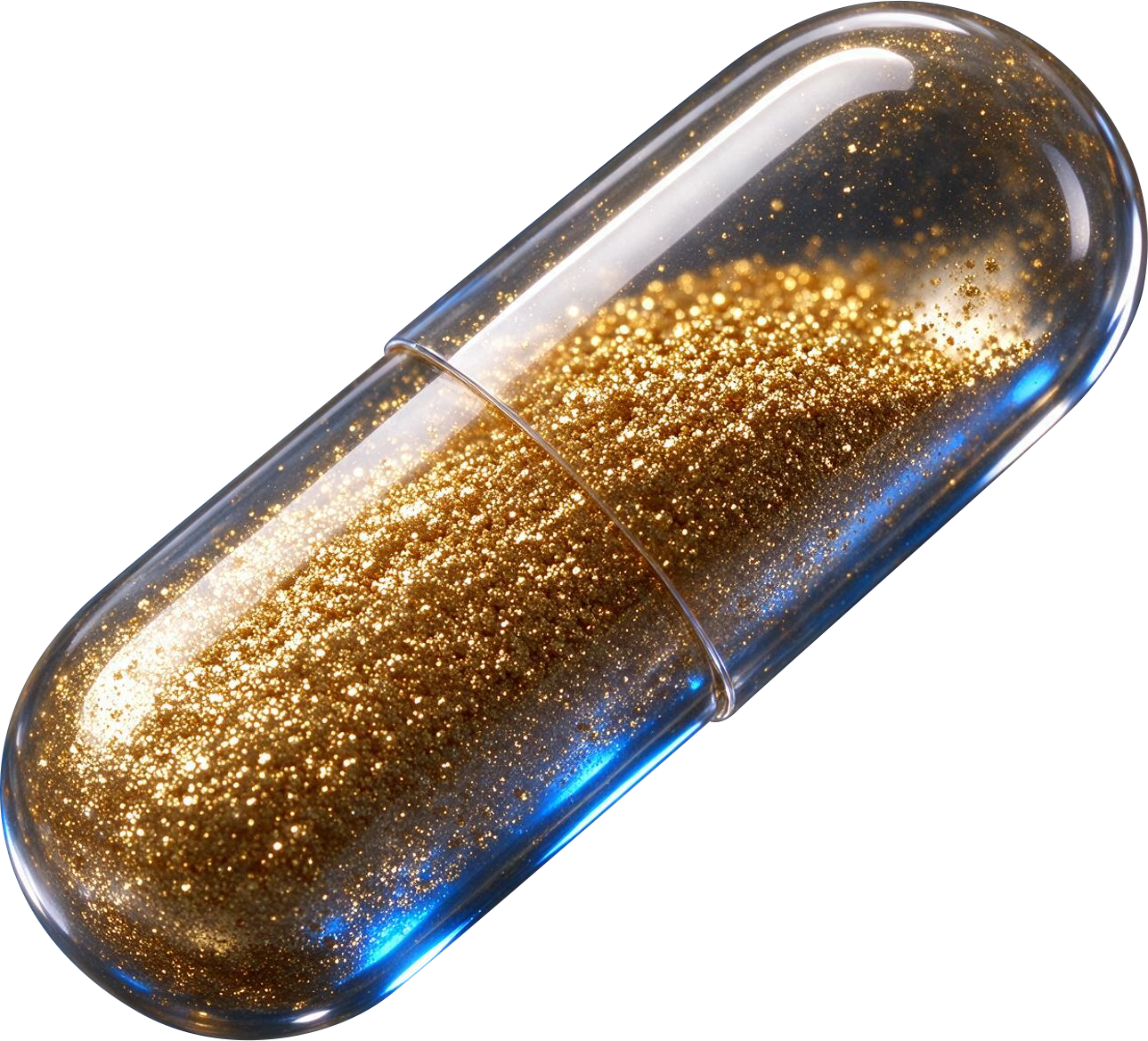 Gold capsule